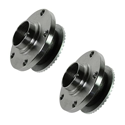 Image of TRQ Rear Left and Right Wheel Bearing and Hub Assembly Set 2 Piece Compatible with 2002-2008 Audi A4