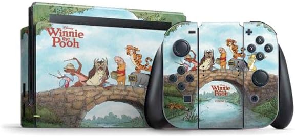 Skinit Decal Gaming Skin Compatible with Nintendo Switch Bundle - Officially Licensed Disney Winnie The Pooh and Piglet Design