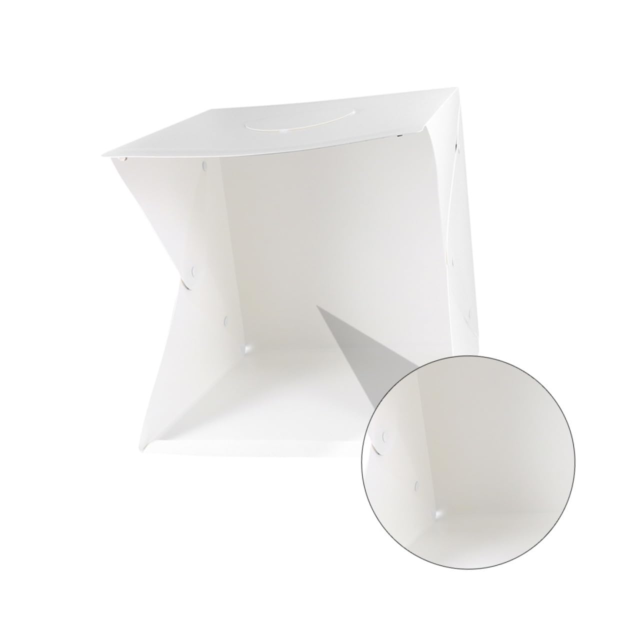 ABOOFAN Mini Boîte Photo Portable 40cm Lumière LED Intégrée, Tente de Photographie Pliable en PVC et Polyester pour Éclairage Précis