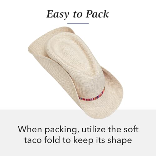 Wallaroo Hat Company Women’s Sedona Fedora – UPF 50+, Aztec Flair, Designed in Australia.