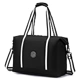 BAGROUPS Bagage Cabine 45x36x20 Easyjet Sac de Voyage Cabine Avion Pliable Sac a Main Imperméable Valise Grande Taille Bagage à Main Valise Souple pour Sport Weekend Fitness Camping Femme Homme