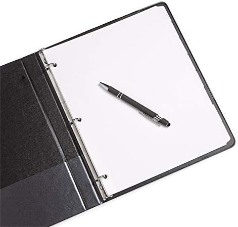 Blue Summit Supplies 3 Ring Binder Dividers with Reinforced Edge, 1/8 Cut Tabs, Letter Size, 3 Hole Punch Section Index Dividers for Binders, White, 96 Pack
