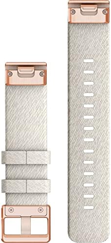 Garmin QuickFit 20 Cream Heathered Nylon Band, ROS image 4