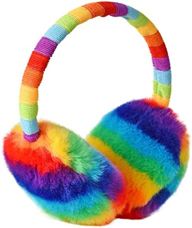 Ztl Kids Knit Earmuffs Winter Outdoor Plush Ear Warmers for Boys Girls 4-16 Years