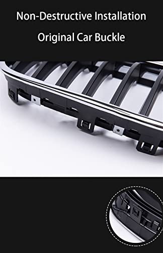 Ajustement parfait grille chromée BMW X3 F25 évite vibrations - 4