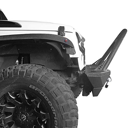 U-Box Jk Stubby Front Bumper W/Stinger Rhinoceros & Winch Plate Fits For Jeep Wrangler Jk & Jku 2007-2018 #TOP4