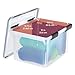 IRIS USA File Box WeatherPro File Organizer Plastic File Box for Letter/Legal File, Water Resistant Document Box, Durable Lid, Seal w/Secure Latching Buckles, Stackable, Nestable, Clear 32 Qt. 4Pack