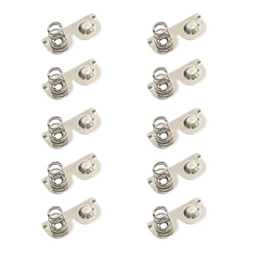 Plaque de contact pour pile AAA Unifizz | Lot de 10 pièces en métal 20 x 9 mm