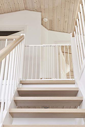 BabyDan FlexiFit, 67-105.5 cm, Extendable and Flexible Stair Gate/Baby Gate/Safety Gate, Metal, White, Made in Denmark - (Pet Gate/Dog gate) - Image 3