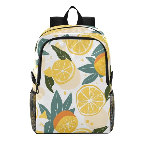 Sac à dos de randonnée pliable citron et léger pour voyage