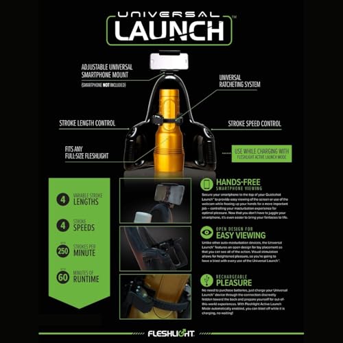 Image of Fleshlight Universal Launch | Automate Your Fleshlight Male Masturbators with Speed Control