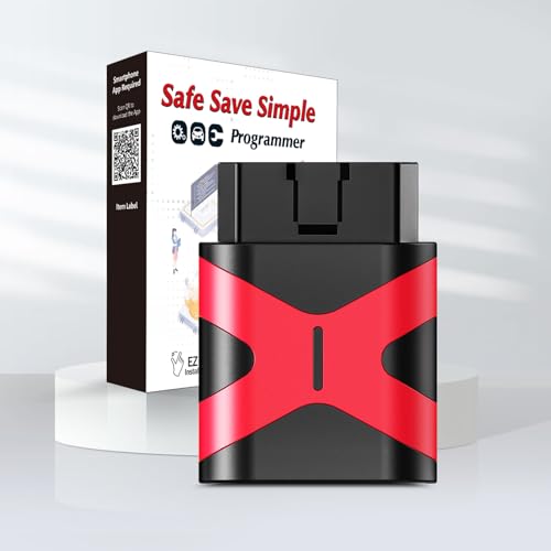 Simple Programmable Keyfob, Car Key Fob OBD Programmer Kit Replacement for Nissan Toyota Honda Dodge Ford