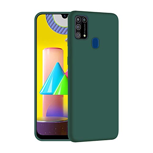 Image of Case Creation Luxurious OG Series for Samsung Galaxy F41 Case Cover,Anti-Dirty Slim Case Frosted Matte Cute Candy TPU Raised Bezel (Splash of Color) Back Cover for Samsung F41 -Lake Green