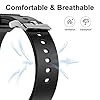 woednx 20mm Watch Strap Band for Smart Watch,soft skin-friendly silicone quick release, Women Men smart watch band #2