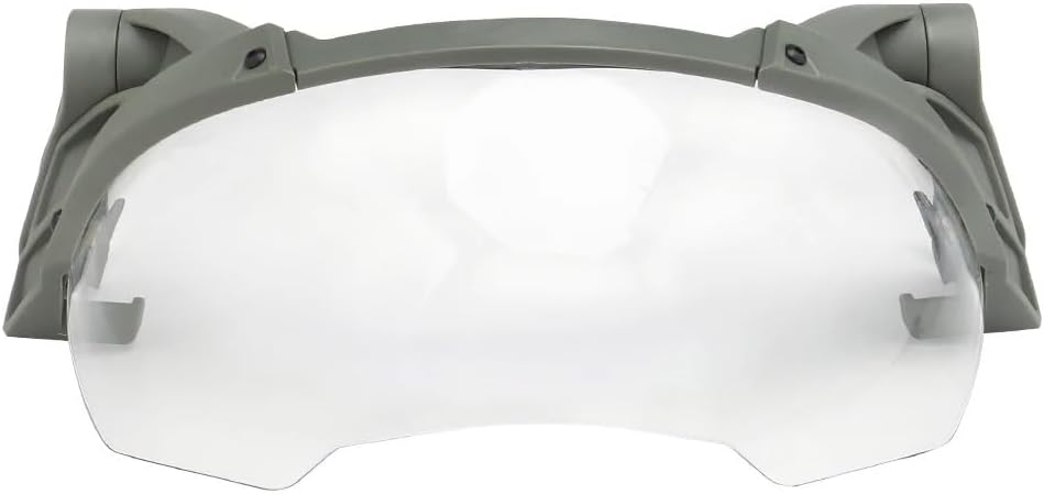 Tactical Helmet Flip Goggles 2 Lens for Outdoor CS Airsoft Paintball Shooting Protective Fast OPS