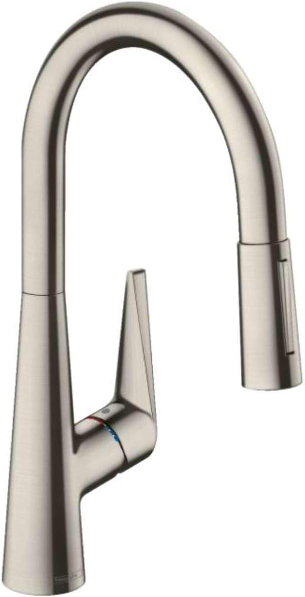Hansgrohe 73851800 M51 Kitchen Tap, Spout height 20 cm, Stainless Steel