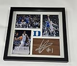 Caleb Foster Signed Framed 12x12 Floorboard Collage Duke Devils Jsa Coa - Autographed College Floorboards