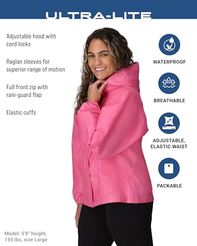 FROGG TOGGS Women's Ultra-Lite2 2-Layer Waterproof Rain Jacket2