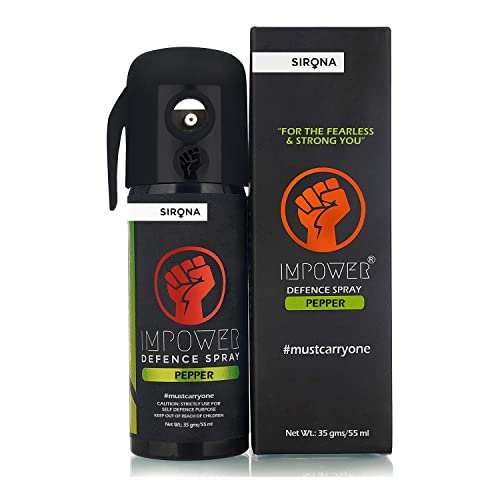 IMPOWER Self Defence Pepper Spray for Woman Safety | 55...