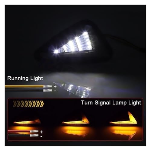 Feu clignotant LED ambre moto étanche pour éviter les pannes sous la pluie - 5