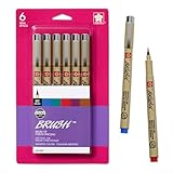 SAKURA Archival Brush Pens, 6...
