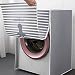 GZWY Housse pour Lave-Linge, Sèche-Linge à Chargement Frontal Housse Anti-poussière pour Protection Solaire Étanche, De Jolis Motifs d'animaux Décoren (Roller,Striped Deer)