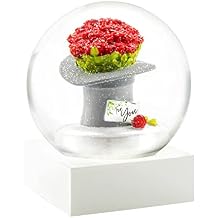 CoolSnowGlobes Rose Bouquet Snow Globe