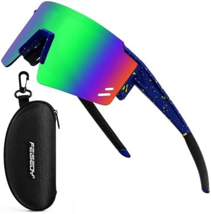 FEISEDY Kids Sports Sunglasses UV400 for Youth, Ages 8-16 B0048