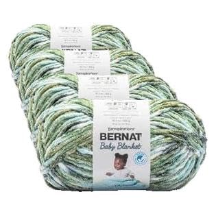 Bernat Baby Blanket Mossy Path Yarn - 4 Pack