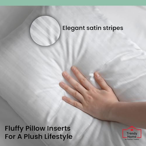 Trendy-Home-24×24-Throw-Pillow-Insert-Set-of-2-White-Bed-and-Couch-Pillows-Stuffer-Hypoallergenic-Decorative-Home-Indoor-Outdoor-Sofa-Pillow-Filler-Machine-Wash-2-Pack Trendy Home 24×24 Throw Pillow Insert Set of 2 White Bed and Couch Pillows Stuffer Hypoallergenic Decorative Home Indoor Outdoor Sofa Pillow Filler Machine Wash 2 Pack