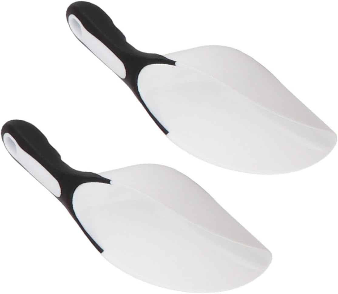 Garneck 10pcs Kitchen Scoop Reusable Plastic Ice and Flour Scoops for Food Pet Food Sweets Lightweight and Compact Kitchen Gadgets for Home and Supermarkets