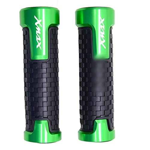 Universal 7/8 "22mm Motorrad Aluminium Gummi Anti-Rutsch Lenker Handgriffe Für Yamaha Xmax X-MAX 125 250 300 400