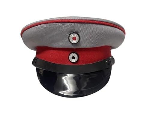 Generic WW1 German Army M1910 Specialist Officer Visor Cap, Grey