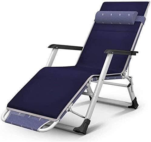 Chaise longue inclinable pliante zéro gravité anti mal de dos