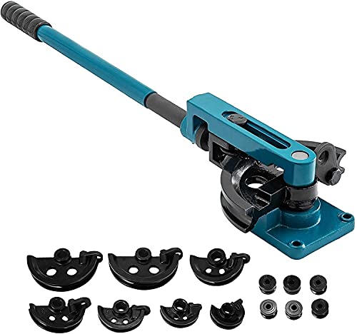 Cueffer Buisbuigapparaat, 10-25 mm, handmatig, buisbuigapparaat, hydraulische buis, met 7 zeer sterke sjablonen voor koper, roestvrijstalen buis van aluminium