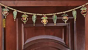 NIRMAL HANDICRAFT Metal Ganesh bandarwal toran Diwali Decoration Door Hanging Bandarwal