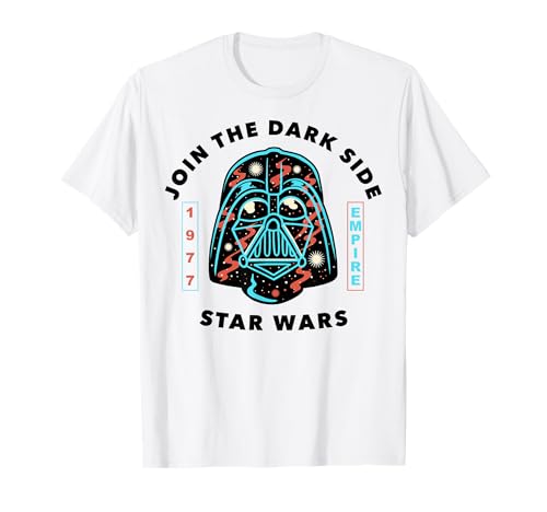 T-Shirt Star Wars Darth Vader Join The Dark Side en coton noir imprimé