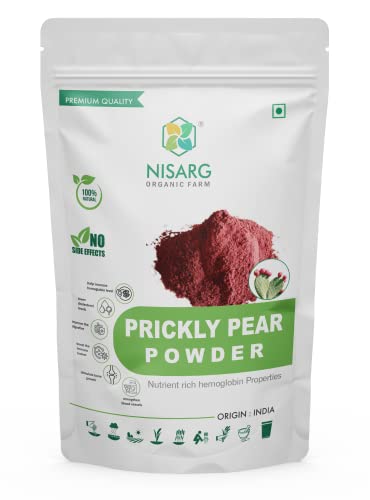 NISARG ORGANIC FARM Prickly Pear Powder I Traditional Method Made I Pure and Natural I Real Fruit Powders I Weight Management, Immunity & Health Supplement I Superfood (50 gm) NISARG ORGANIC FARM Prickly Pear Powder I Traditional Method Made I Pure and Natural I Real Fruit Powders I Weight Management, Immunity & Health Supplement I Superfood (50 gm)