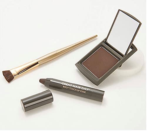 Joan Rivers Beauty (Blonde) - Fill-In Powder & Root Touch-Up Stick for Thicker and Fuller Hair for Men & Women - Hair Concealer Makeup (Blonde)
