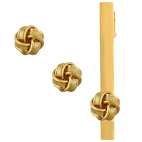 KNOT DESIGN CUFFLINKS FOR MEN IN A GIFT BOX