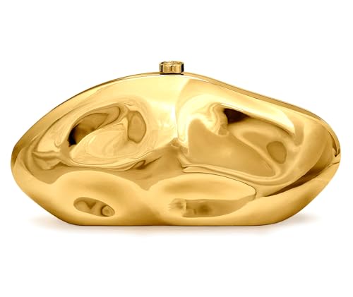 Acrylic Clutch Purse for Women Irregular Shell Evening Handbag for wedding party