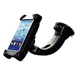 drehbarer und neigbarer Halter - besonders von Vorteil für eine optimale Anzeige der Navigation auf dem Smartphone