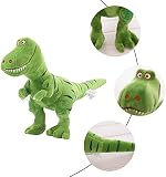 SovZovy Pluszowa zabawka dinozaur, 40 cm, zielona, pluszowa zabawka do zabawek dla dzieci, ozdoby dekoracyjne, modele wczesnej edukacji
