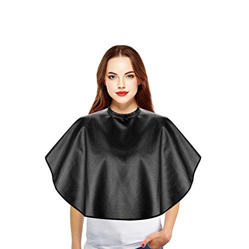 Preisvergleich Produktbild Noverlife Frisierumhang für Haarfärbung und Lockenbügel, wasserfest, chemikalienbeständig, kurz