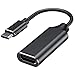 Produktbild USB-C-auf-HDMI-Adapter, Aluminium, Typ-C-/Thunderbolt-3-auf-HDMI-4-K-Adapter für MacBook Pro 20172019, MacBook Air, Samsung Note 9, S9, Note 8, S8, Huawei Mate 20 und weitere (schwarz)
