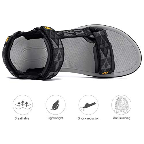 Camel Crown Mens Hiking Sandals Waterproof With Arch Support Open Toe Summer Outdoor Comfort Beach Water Sport Sandals #TOP3