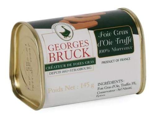 Foie Gras de Ganso con Trufa 3% GEORGES BRUCK Lata 145g