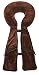 PurseN Travel Pillow Organizer - Brown