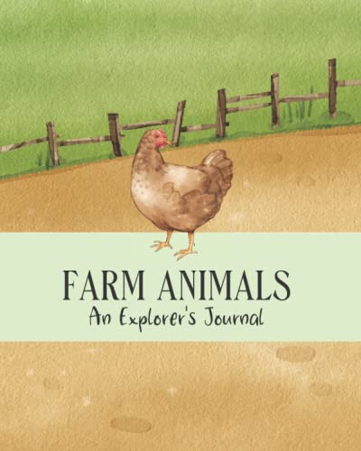 homeschool unit study - Farm Animal Journal Book - Animal Research Log - Homeschool Animal Unit Study Book - Farm Education Nature Journal