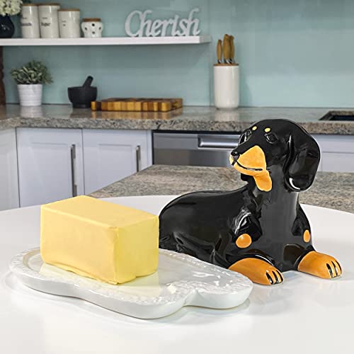 Giftagirl Dachshund Gifts For Women - Classy Weiner Dog Gifts For Women Like Our Beautiful Butter Dish, Are Perfect Daschund Gifts For Women For Any Occasion, And Arrive Beautifully Gift Boxed #TOP1